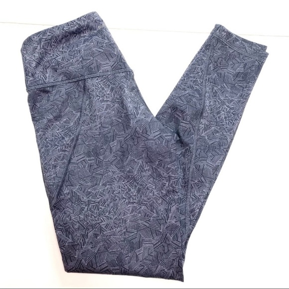 Patagonia Centered Tights Leggings Printed in Purple Gray - Picture 9 of 9